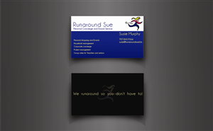 Business Card Design by a b c d sign for Runaround Sue | Design: #3411407