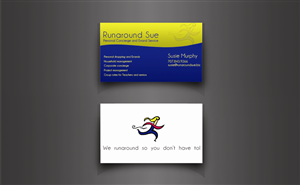 Business Card Design by a b c d sign for Runaround Sue | Design: #3411471