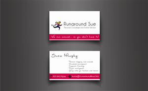Business Card Design by a b c d sign for Runaround Sue | Design: #3433873