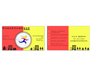 Business Card Design by francismaracha for Runaround Sue | Design #3341626