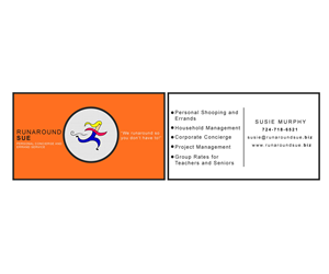 Business Card Design by francismaracha for Runaround Sue | Design: #3357638