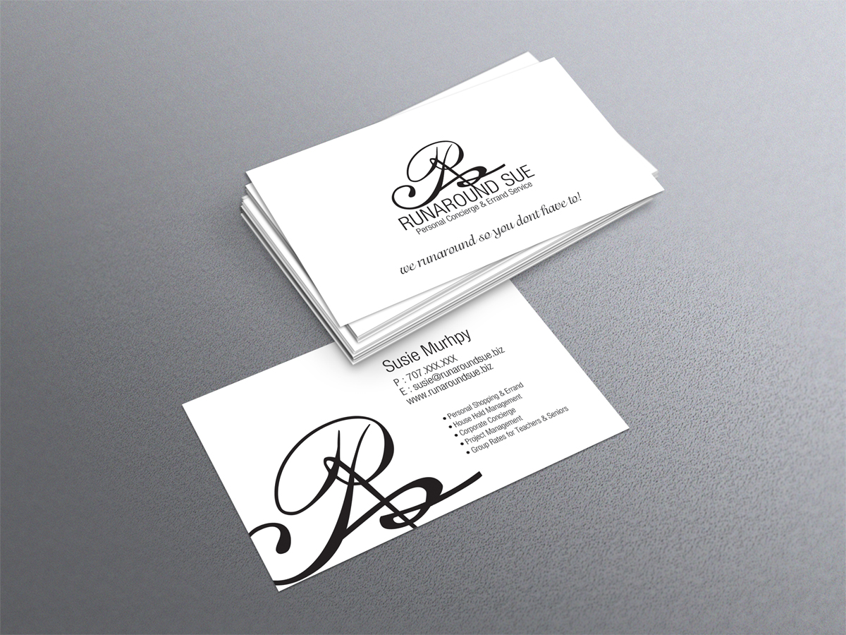 Business Card Design by diRtY.EMM for Runaround Sue | Design #3336167