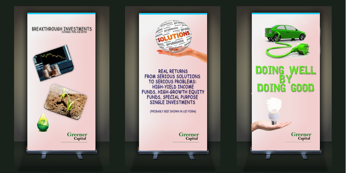 Diseño De Banner Publicitario por Junction IT para Greener Capital | Diseño #847164