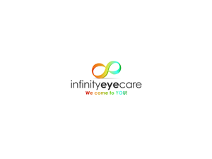 Infinity Eye Care (underneath or on the side) We come to you | Logo Design by monkey
