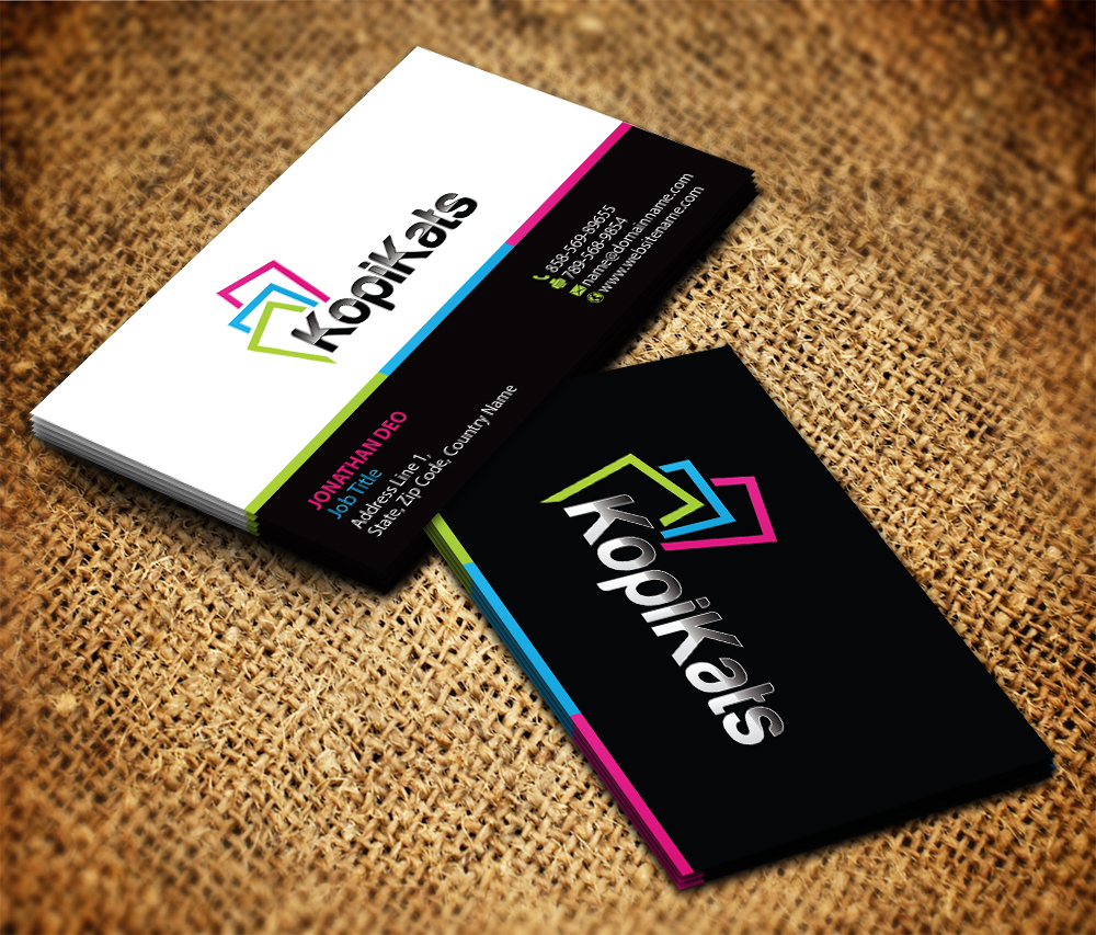 Stationery Design by Sarmishtha Chattopadhyay_loginchange for KopiKats | Design #3342478