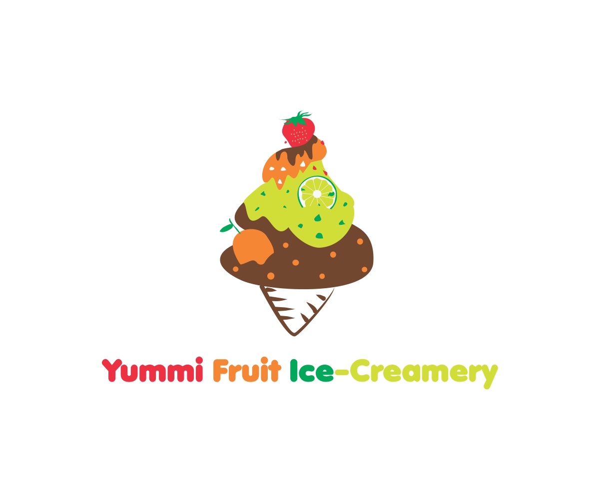 Logo Design by Mandarina for Yummi Fruit Ice-Creamery | Design #3329917