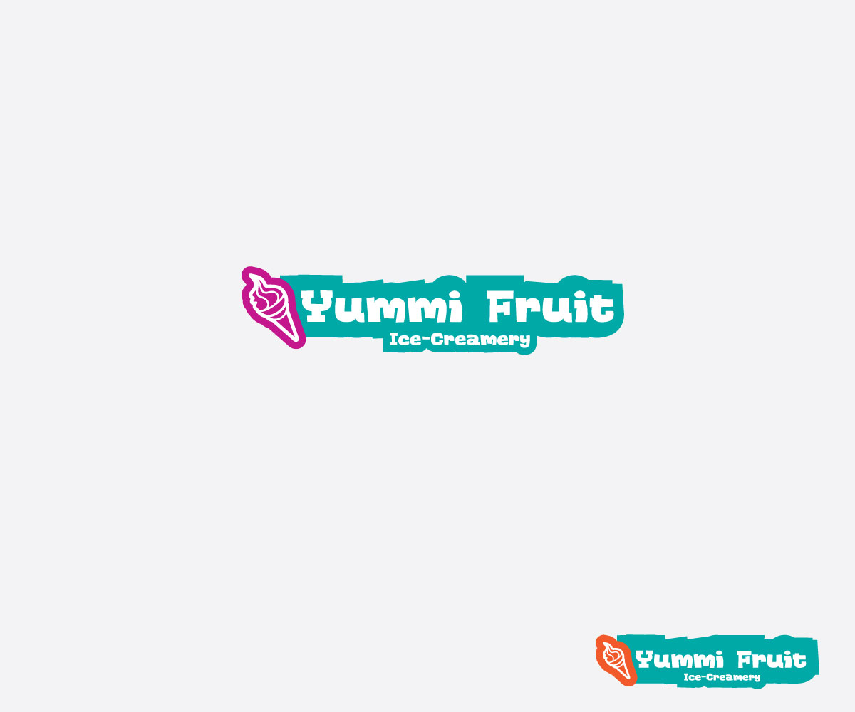 Logo-Design von Hamiz Imran für Yummi Fruit Ice-Creamery | Design #3327454