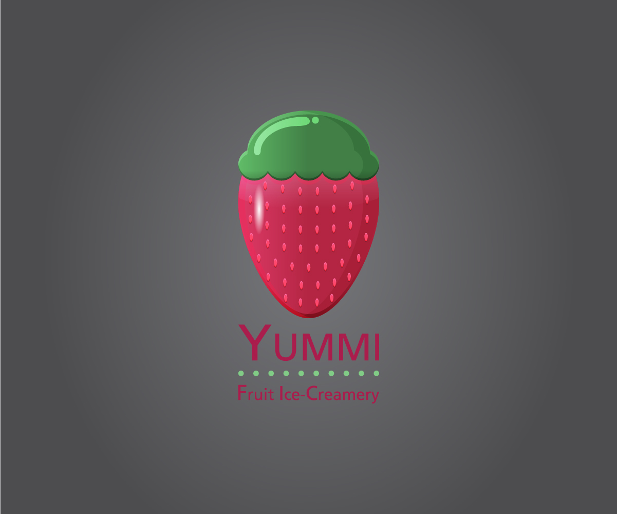 Logo Design by LEE MING YAO for Yummi Fruit Ice-Creamery | Design #3378300