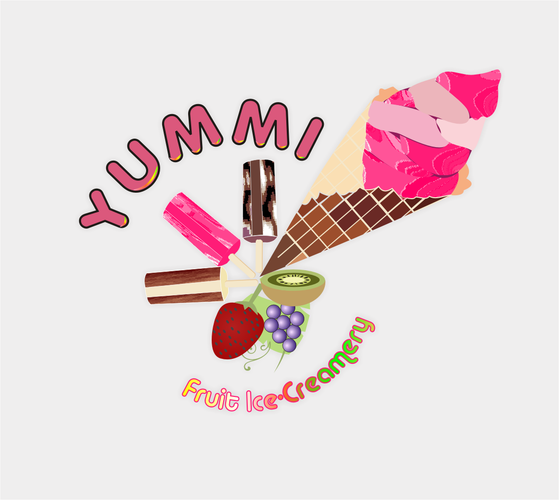 Logo Design by Isbie for Yummi Fruit Ice-Creamery | Design #3368014