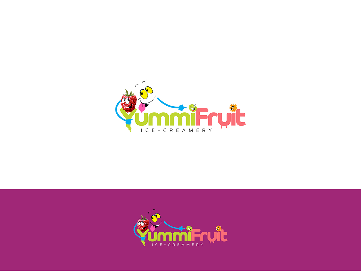 Design de Logo par RoundYellow pour Yummi Fruit Ice-Creamery | Design #3340638