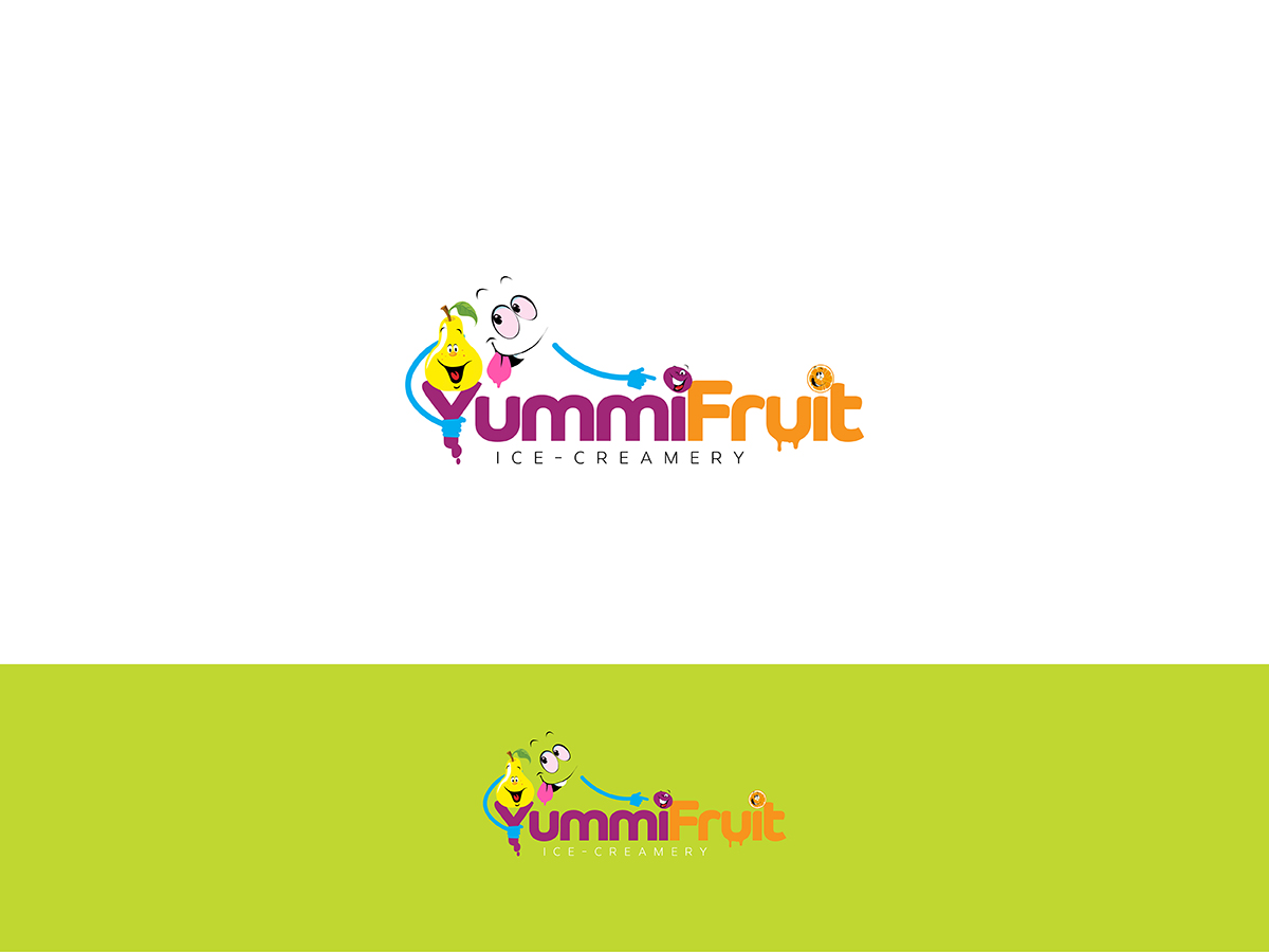 Design de Logo par RoundYellow pour Yummi Fruit Ice-Creamery | Design #3340643