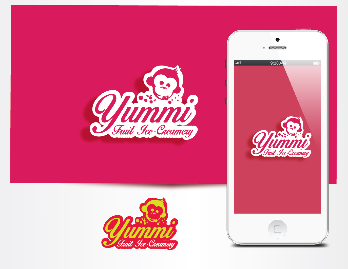 Logo-Design von alizainbarkat für Yummi Fruit Ice-Creamery | Design #3466377