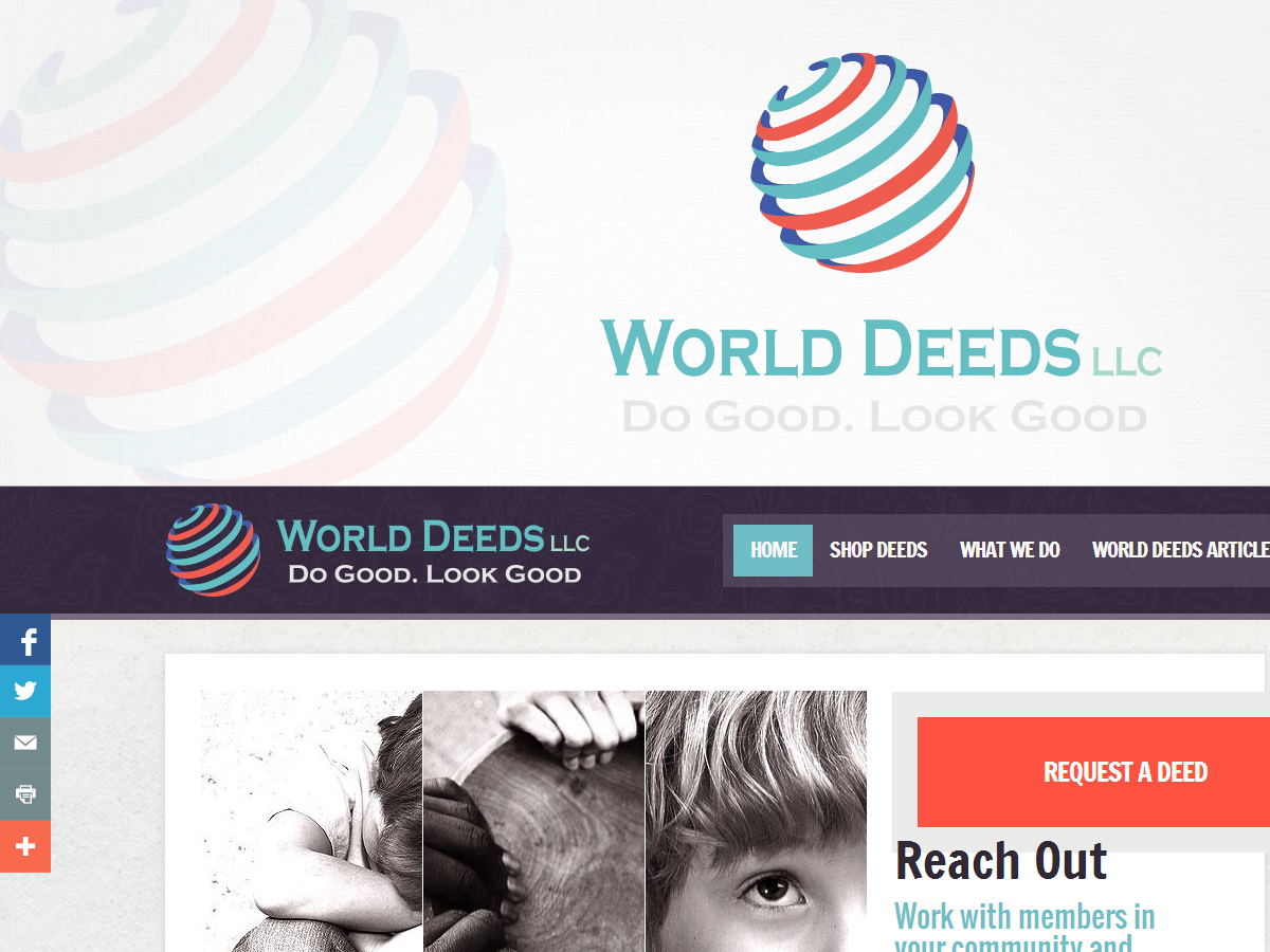Logo Design by Dannyd for World Deeds, LLC | Design #3352933