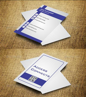 Business Card Design by AwsomeD for Access Connects | Design: #3326171