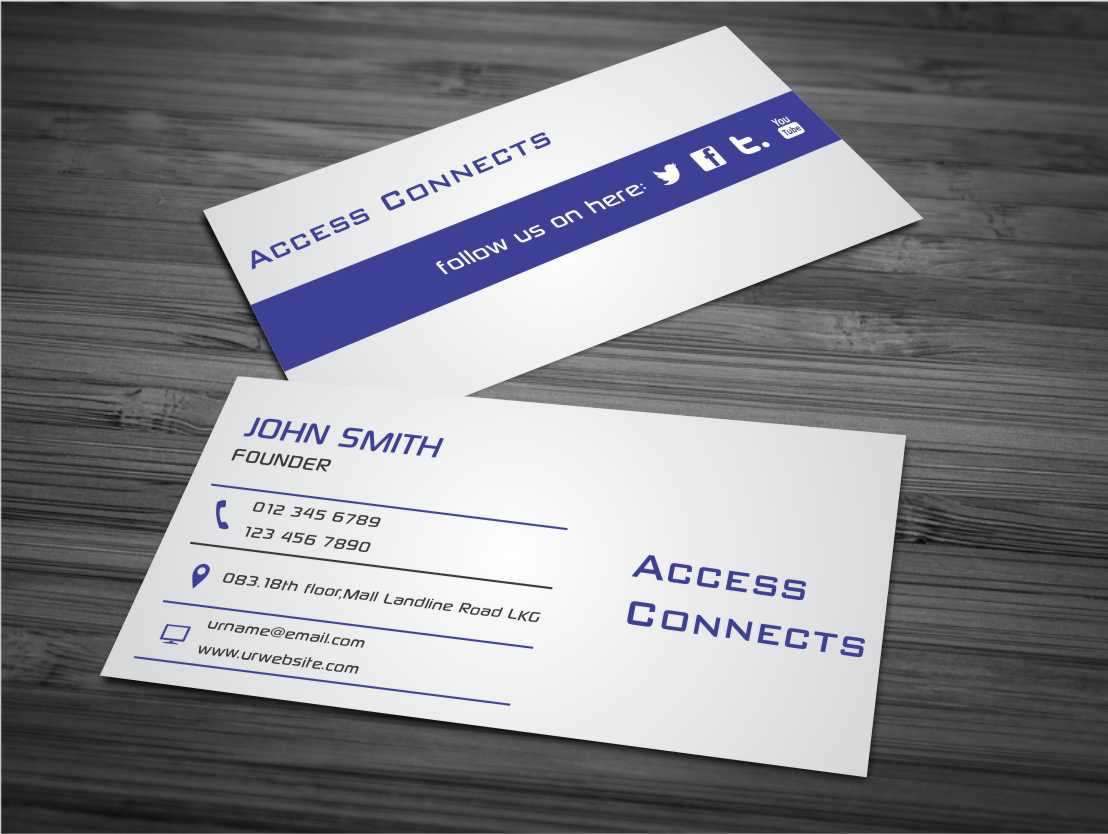 Business Card Design by AwsomeD for Access Connects | Design #3326174
