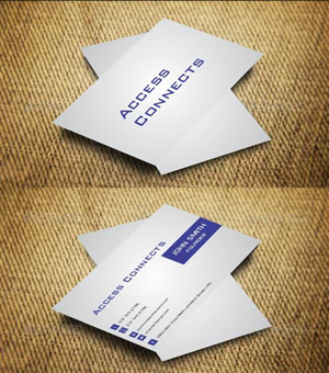 Business Card Design by AwsomeD for Access Connects | Design #3326176