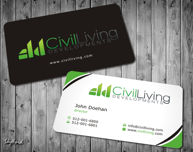 Business Card Design by SKYdesign for this project | Design #823562
