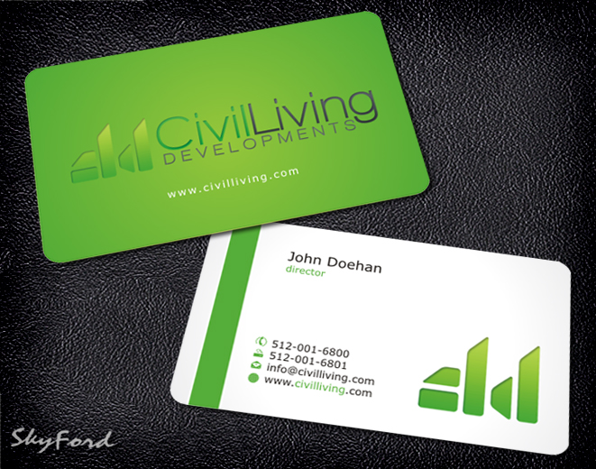Business Card Design by SKYdesign for this project | Design #823566