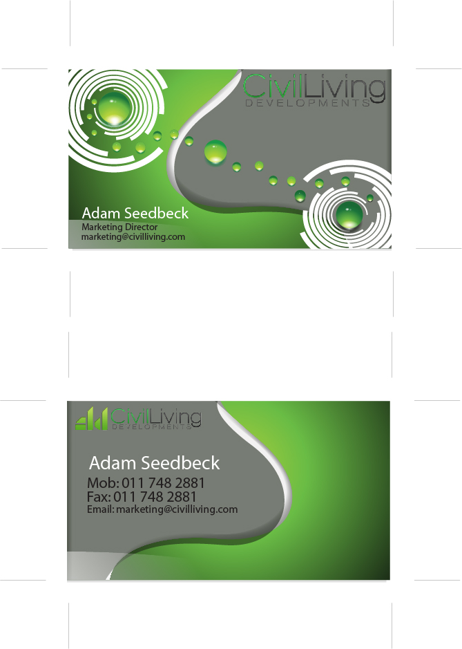 Business Card Design by FrostByte for this project | Design #834797