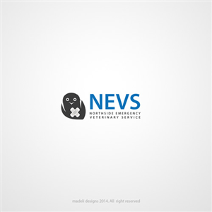 NEVS - Northside Emergency Veterinary Service | Logo Design by Alex Martin