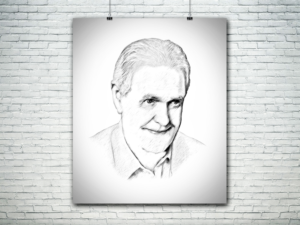 Graphic Illustration of a person's face | Diseño Con Ilustración por Lesaba Design