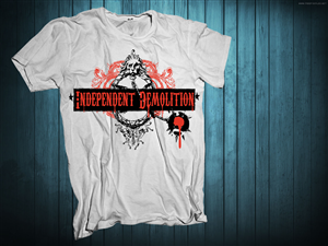 T-Shirt-Design von Honey Pandya für Independent demolition  | Design: #3385160
