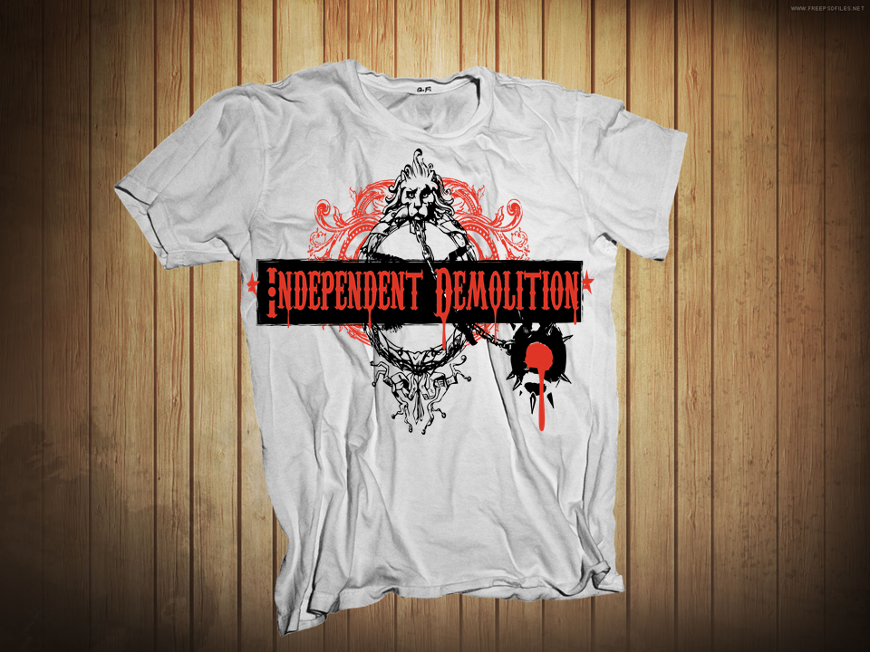 T-shirt Design by Honey Pandya for Independent demolition  | Design #3385329