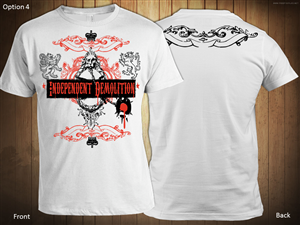 T-Shirt-Design von Honey Pandya für Independent demolition  | Design: #3390116