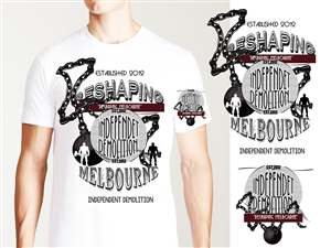 T-shirt Design by acjalanna for Independent demolition  | Design: #3386539
