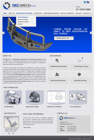 Web Design by Hetal  for this project | Design #847496