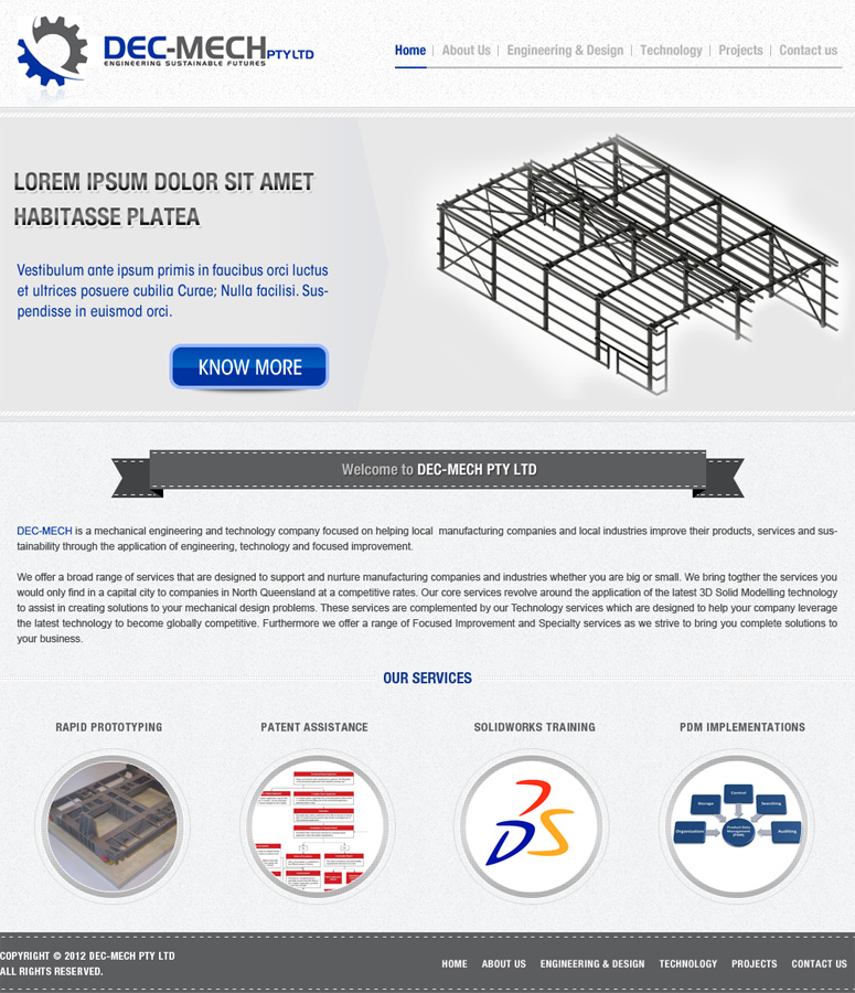 Web Design by Eminents Infosoft for this project | Design #847577