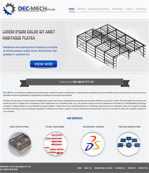 Web Design by Eminents Infosoft for this project | Design #847577