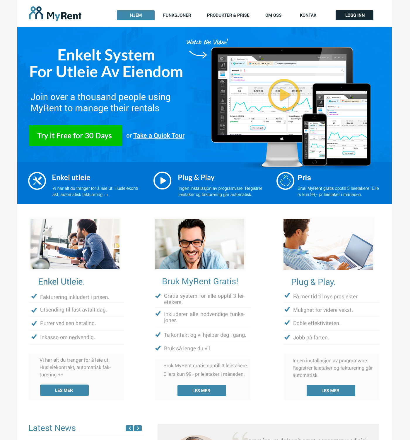 Web Design by Pabloravel for MyRent | Design #3375776