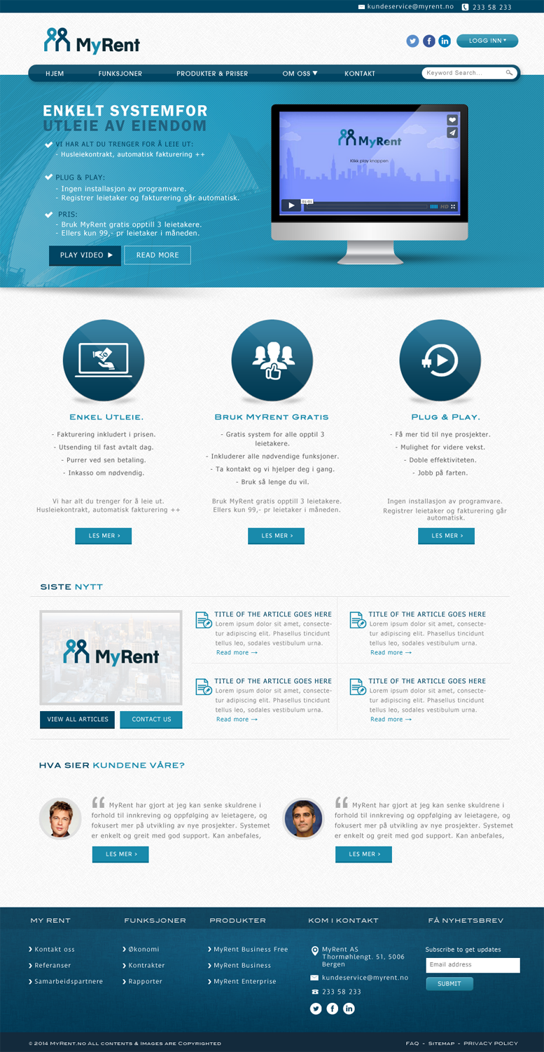 Web Design by JM for MyRent | Design #3409626