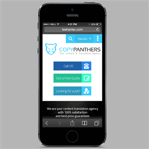 Web Design by avarion for Panter Tercumanlik | Design: #3340477