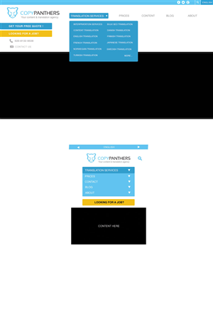 Web Design by Azman for Panter Tercumanlik | Design: #3341818