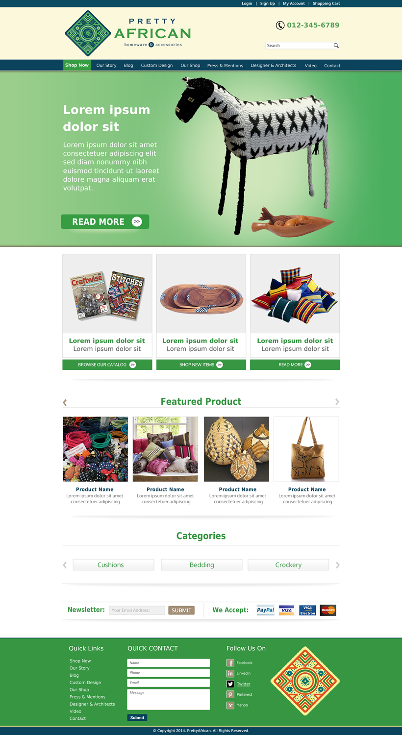 Web Design by Sbss for this project | Design #3390237