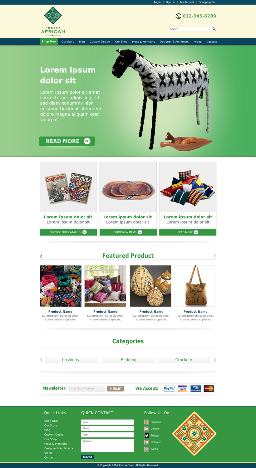Web Design by Sbss for this project | Design #3390259