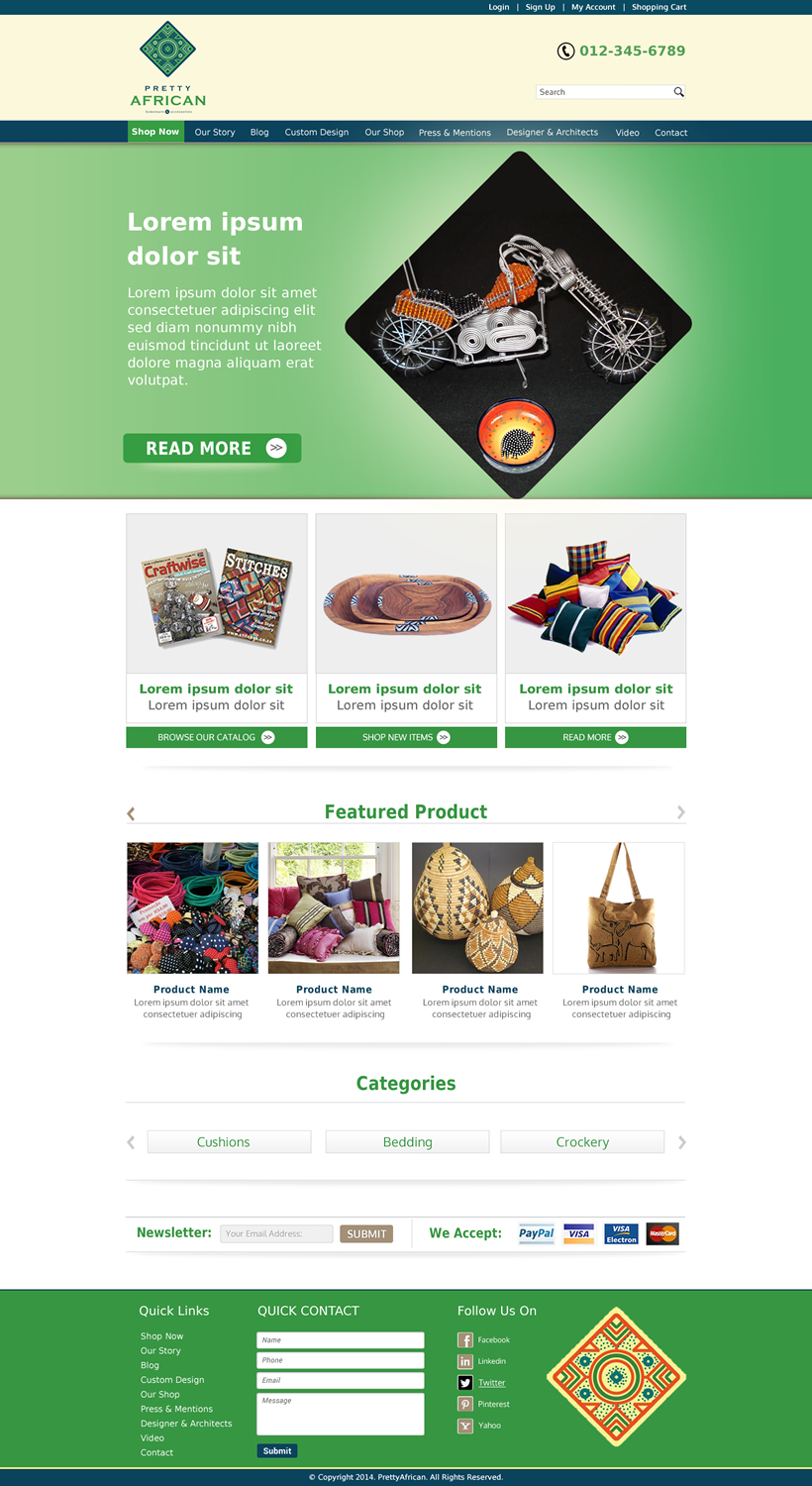 Web Design by Sbss for this project | Design #3390265