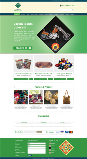 Web Design by Sbss for this project | Design: #3390265