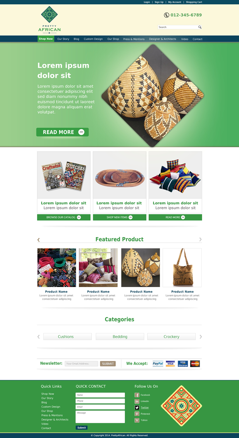 Web Design by Sbss for this project | Design #3390274