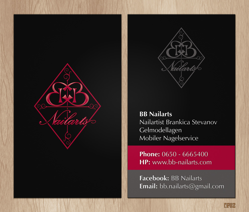 Business Card Design by reiiz for this project | Design #821738