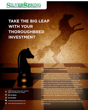 Thoroughbred Racing Management consulting company needs advertisement  to source new clients. | Werbe-Design von OMSPlus Creative Solutions