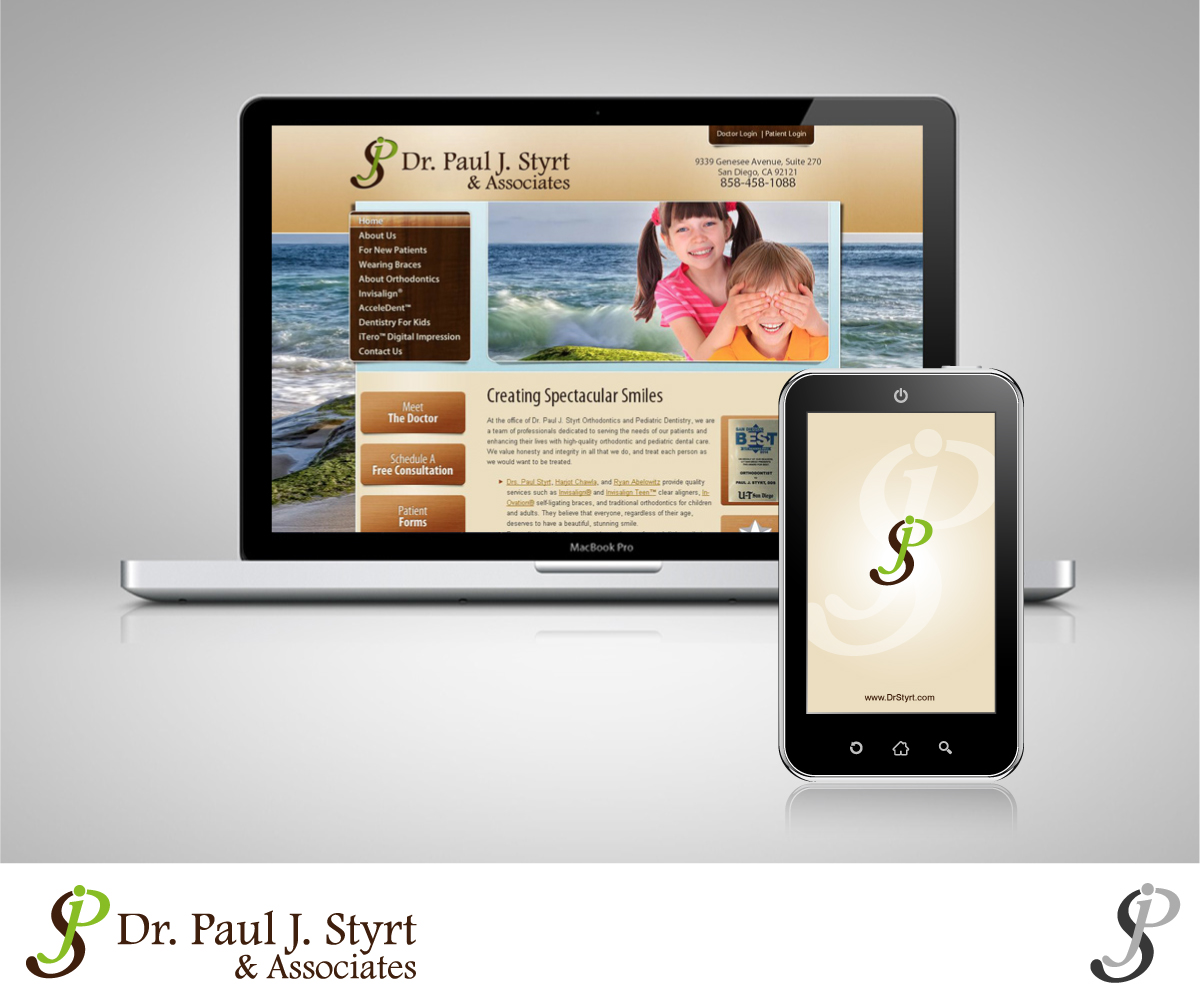 Logo Design by dharlan for Dr. Paul J Styrt Orthodontics | Design #5068340