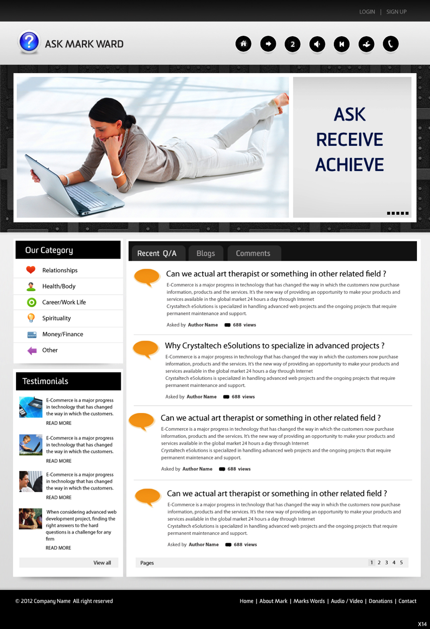 Design Wordpress par pb pour nu*design LLC | Design #835599