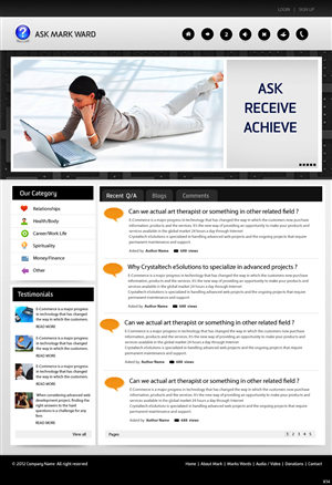 Wordpress Design by pb for nu*design LLC | Design: #835599