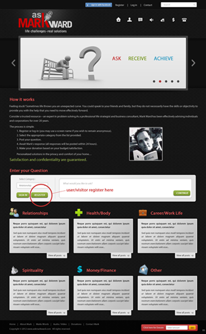 Wordpress Design by pb for nu*design LLC | Design: #839647