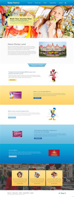 Web-Design von pb für Billets Parcs | Design: #5157167