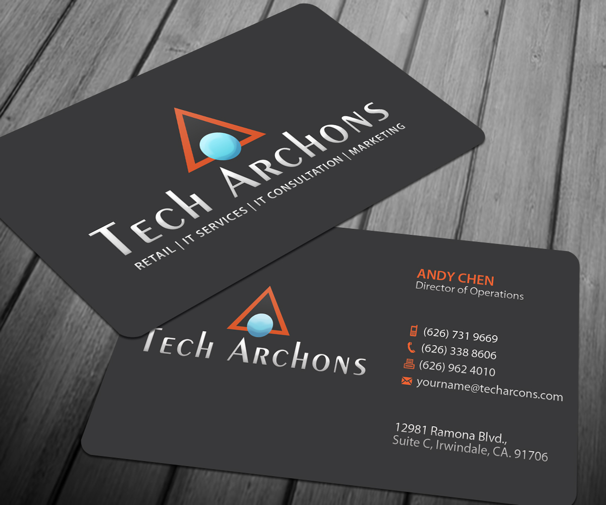 Business Card Design by Sarah Haroon for Tech Archons Inc. | Design #3392888