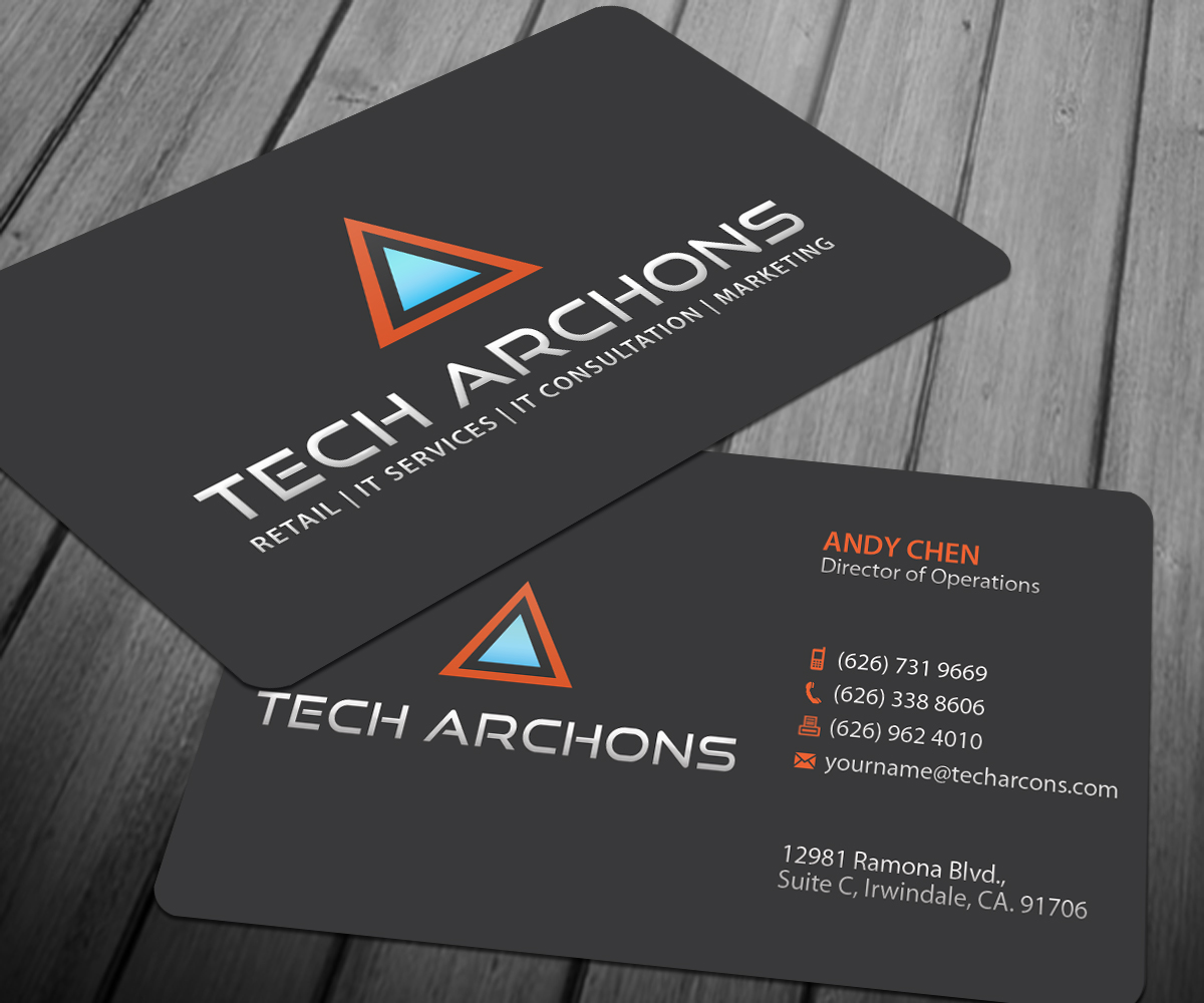 Business Card Design by Sarah Haroon for Tech Archons Inc. | Design #3392926